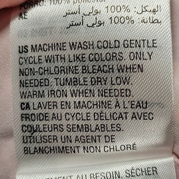 Maison Jules Floral Split Neck Shirtdress Sz S - Picture 12 of 15